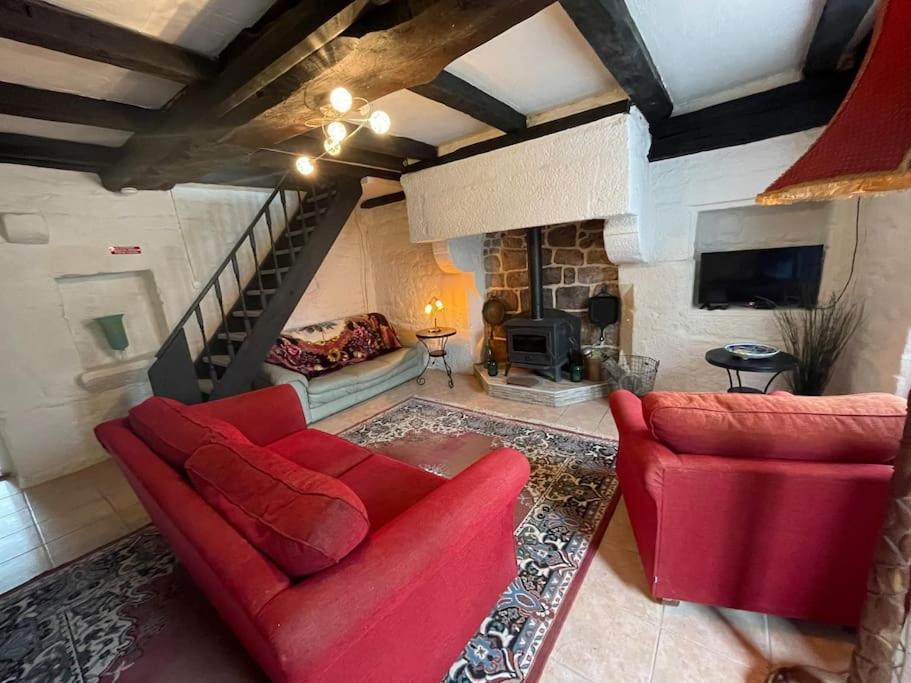 Le Petit Fleur - The Little Flower, Cosy Cottage Saint-Michel-de-Montjoie Ngoại thất bức ảnh